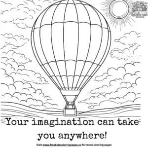 Imaginative Quote Coloring Pages