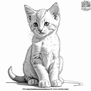 Cat coloring pages