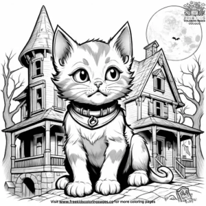 Cat coloring pages