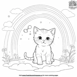 Cat coloring pages