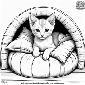 Cat coloring pages