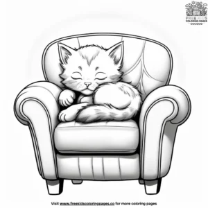 Cat coloring pages