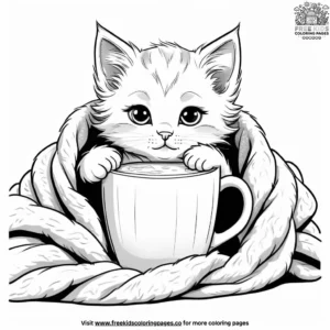 Cat coloring pages