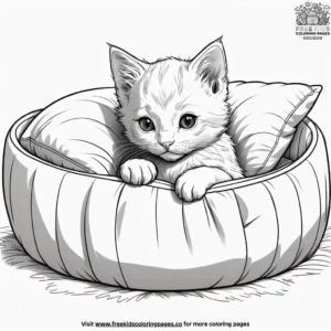 Cat coloring pages