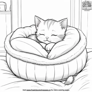 Cat coloring pages