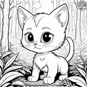 Cat coloring pages