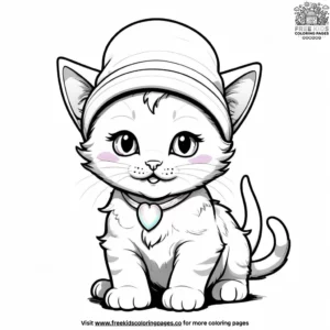 Cat coloring pages