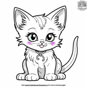 Cat coloring pages