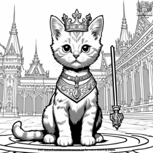 Cat coloring pages