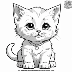 Cat coloring pages