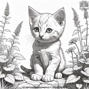 Cat coloring pages