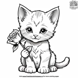 Cat coloring pages