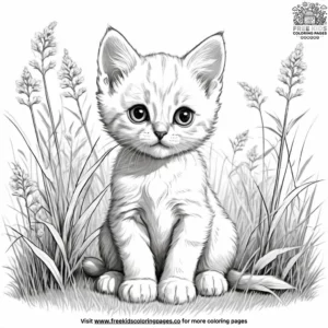 Cat coloring pages