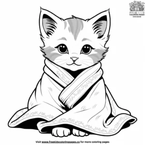 Cat coloring pages