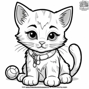 Cat coloring pages