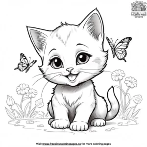 Cat coloring pages