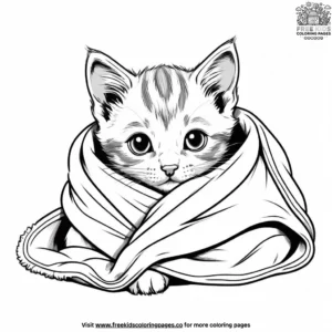 Cat coloring pages