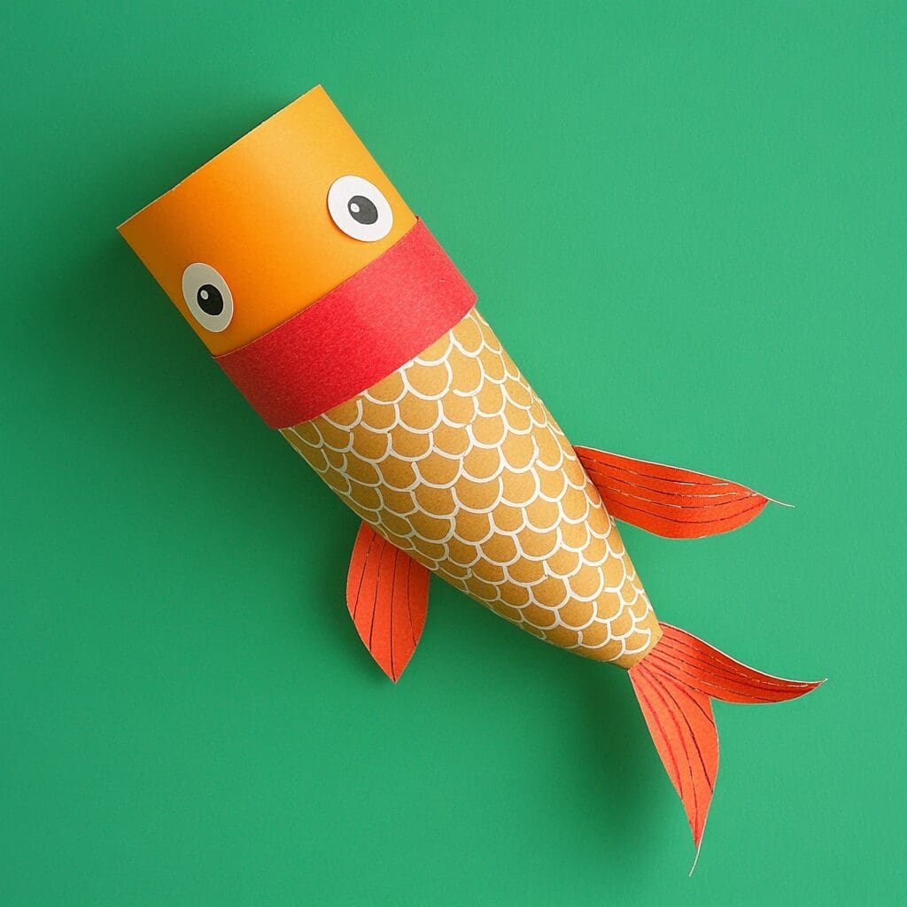 Koi fish craft example 1