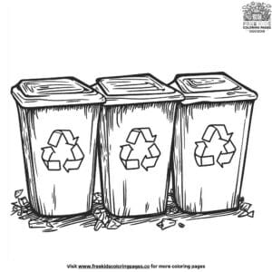 Recycling Coloring Pages