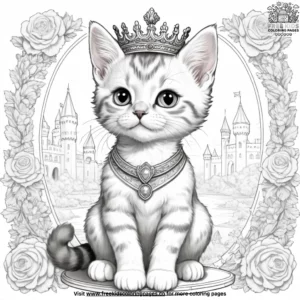 Cat coloring pages