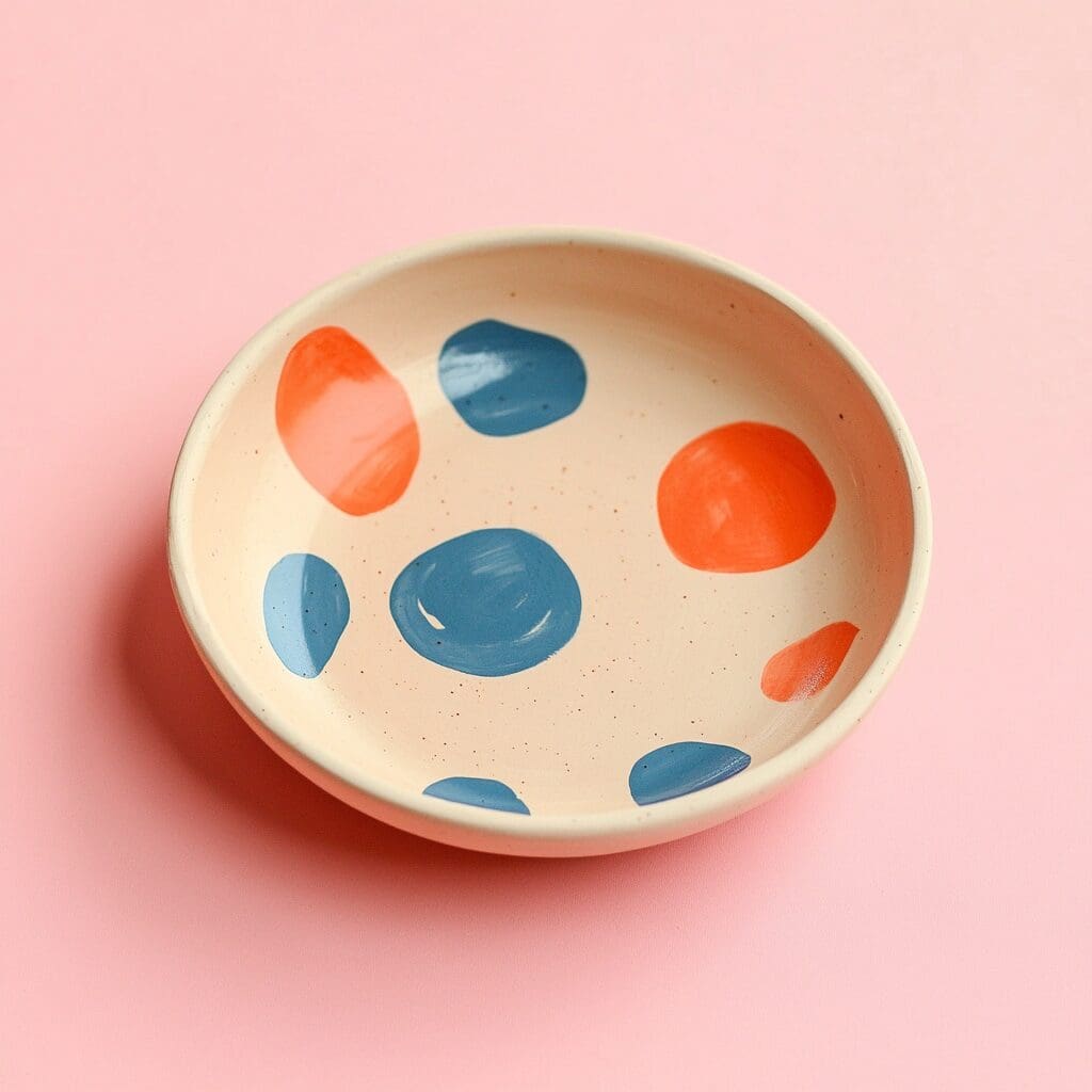 Simple clay trinket dish 3