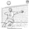 Soccer Goalpost Coloring Pages