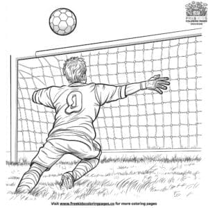 Soccer Goalpost Coloring Pages