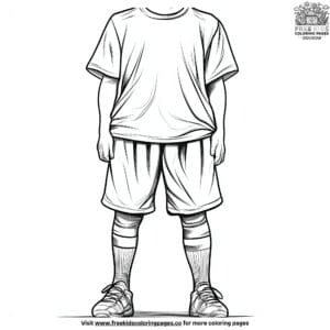 Soccer Kit Coloring Pages