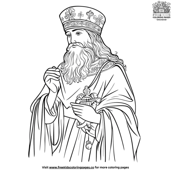 St. Patrick's day prayers coloring pages