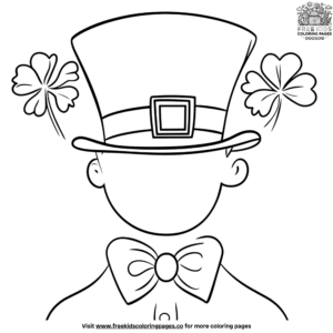 St. Patrick's day symbols coloring pages