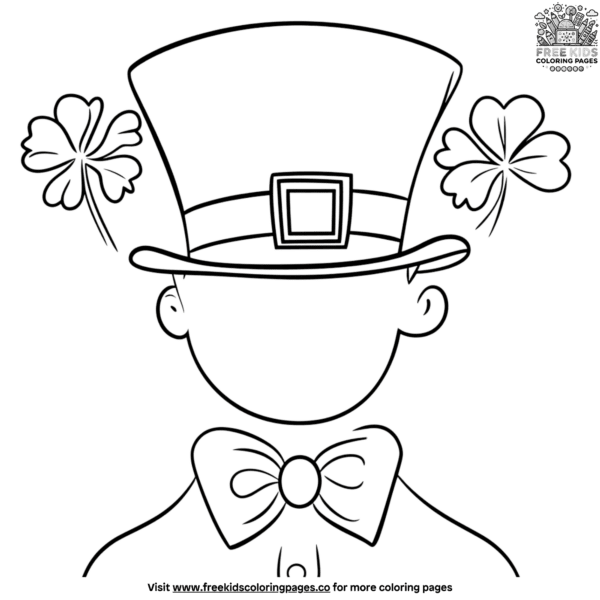 St. Patrick's day symbols coloring pages