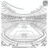 Standard Soccer Stadium Coloring Pages