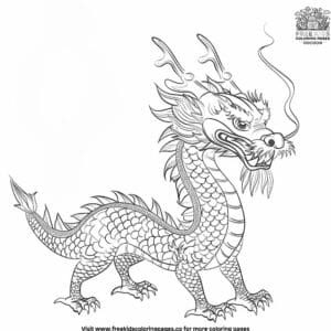 Stunning Chinese New Year Coloring Pages