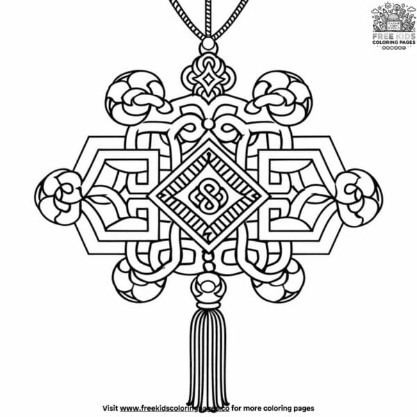 Spectacular chinese new year coloring pages