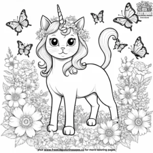 Cat coloring pages