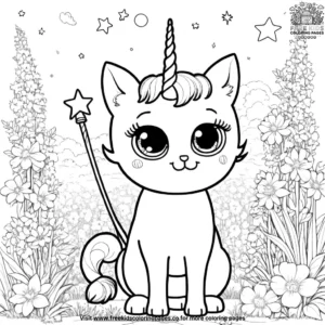 Cat coloring pages