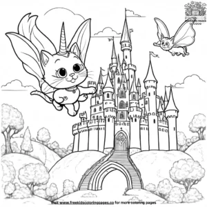 Cat coloring pages