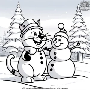 Cat coloring pages