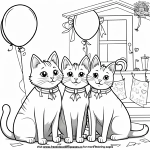 Cat coloring pages