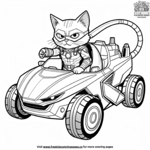 Cat coloring pages