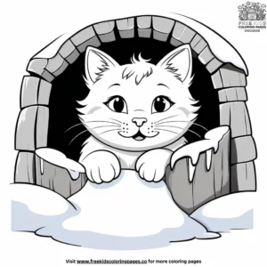 Cat coloring pages