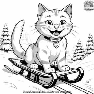 Cat coloring pages