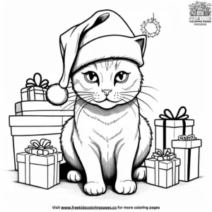 Cat coloring pages