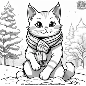 Cat coloring pages