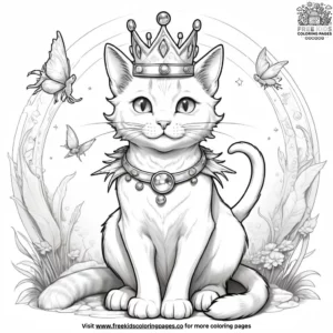 Cat coloring pages