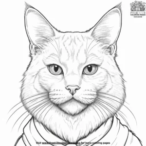 Cat coloring pages