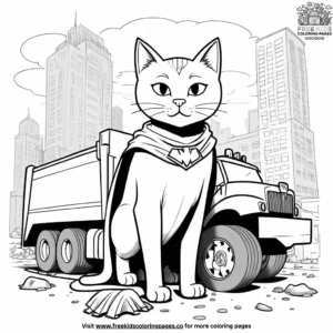 Cat coloring pages