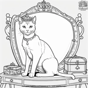 Cat coloring pages