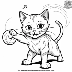 Cat coloring pages