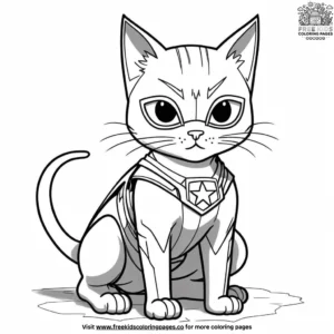 Cat coloring pages